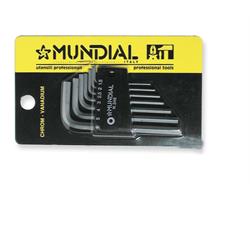 SERIE 7 CHIAVI ESAG.CLIP PLAST