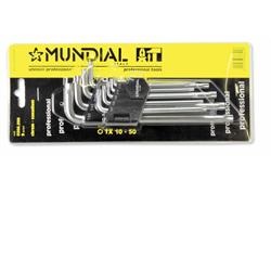 SERIE 9 CHIAVI TORX CON FORO