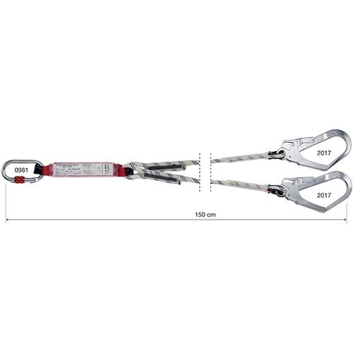 C.A.M.P. C.A.M.P. SHOCK ABSORBER LIMITED ROPE, Cordino rope double 150 cm C.A.M.P.