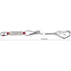 CORDINO ASSORBITORE SHOCK ABSORBER ROPE ADJUSTABLE SINGLE 145-200 cm