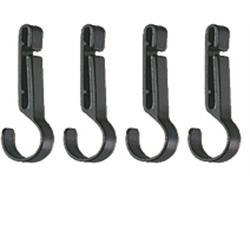 4 GANCETTI DI FISSAGGIO PER LAMPADA SU CASCO CROCHLAMP s