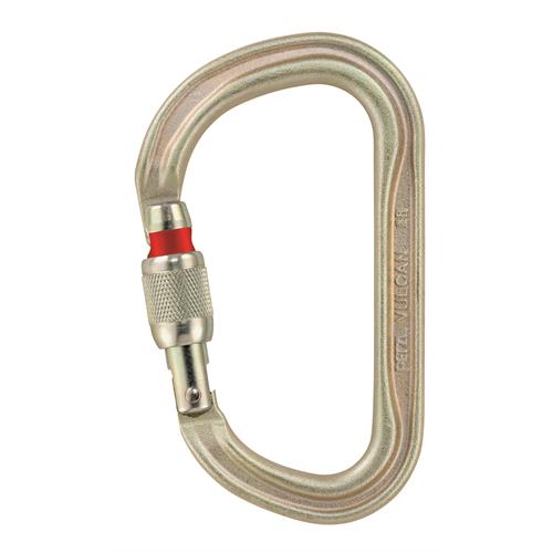 Petzl Petzl VULCAN, Moschettone asimmetrico ad alta resistenza SCREW-LOCK PETZL