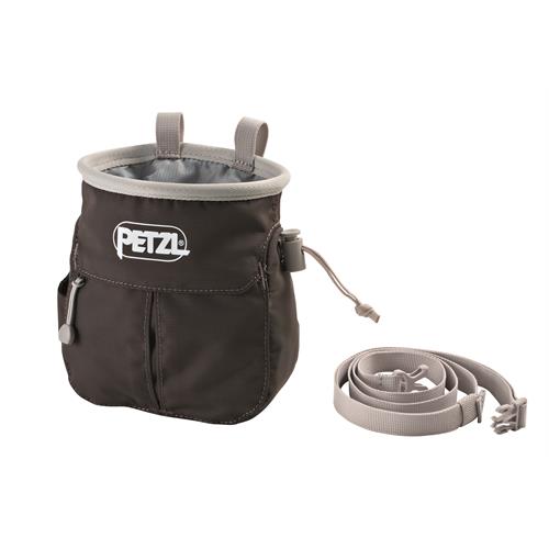 Petzl Petzl SAKAPOCHE, sacchetto portamagnesite ergonomico con tasca grigio PETZL