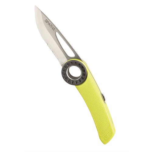 Petzl Petzl SPATHA, coltello moschettonabile giallo PETZL