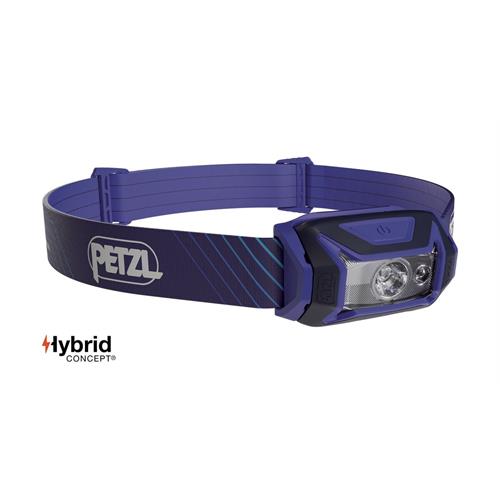 Petzl Petzl TIKKA® CORE Lampada frontale compatta e ricaricabile di facile utilizzo con illuminazione rossa. 450 lumen