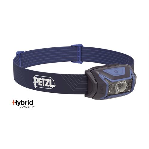 Petzl Petzl ACTIK® BLUE Lampada frontale potente di facile utilizzo con illuminazione rossa. 450 lumen