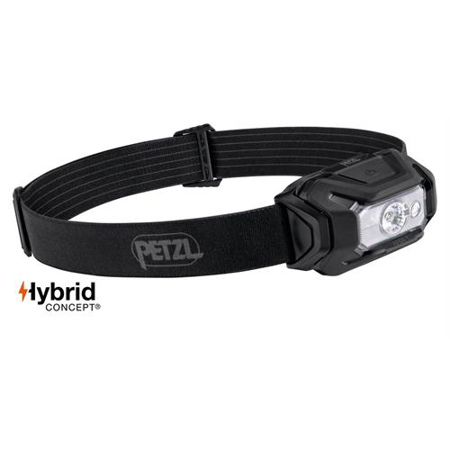 Petzl Petzl ARIA® 1 RGB Lampada frontale compatta, robusta e impermeabile, con illuminazione bianca o rossa/verde/blu per garantire la visione notturna e la discrezione. 350 lumen