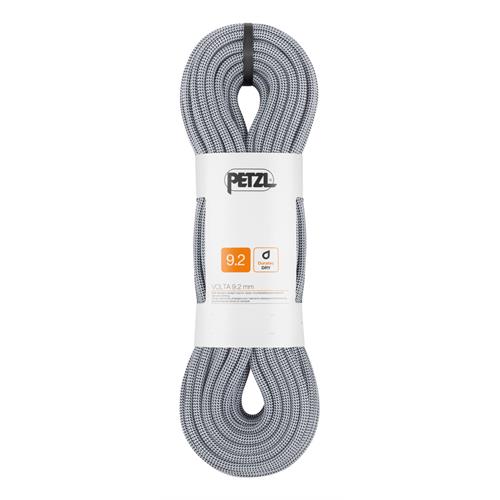 Petzl Petzl VOLTA, corda ultraleggera da 9,2 mm per l’alpinismo e arrampicata grigia PETZL