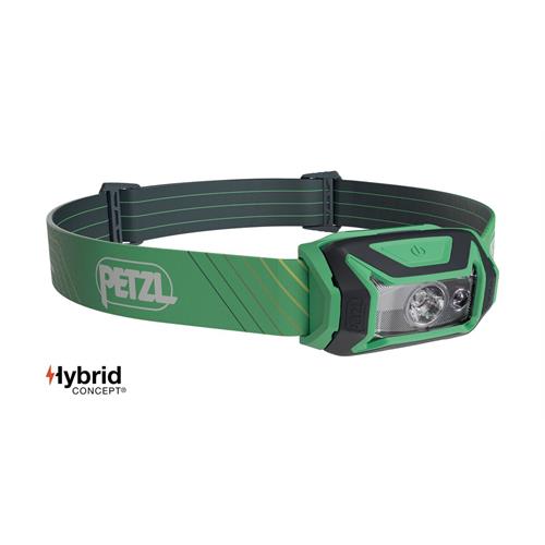 Petzl Petzl TIKKA® Lampada frontale compatta di facile utilizzo con illuminazione rossa. 350 lumen